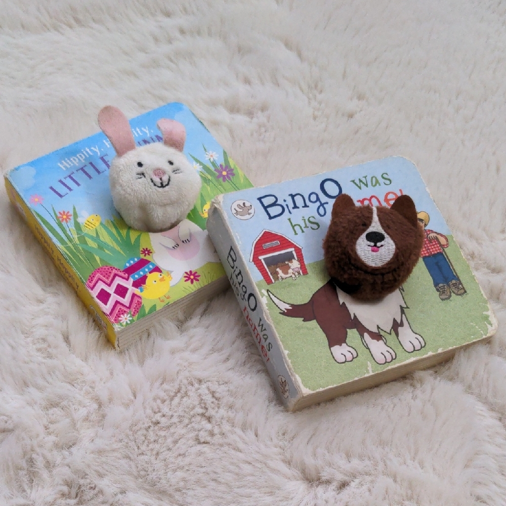 🐶 Farm Friends Finger Puppet Books (Lot of 2)